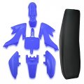 Cleo Plastics Kit With Black Seat For Crf50 Xr50 Chinese 50cc 70cc 90cc Dirt Pit Bike Fenders Fairings Replacement Plastic Blue 