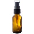 1 Oz Amber Glass Boston Round Treatment Pump Bottle 6 Pack Funnel And Labels For Essential Oils Aromatherapy Food Grade Bpa 