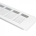 Uxcell Air Vent 300mmx80mm Grille Aluminum Alloy Louvered Grill Cover 2pcs