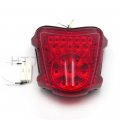 Httmt- Red Led Tail Light Brake With Integrated Turn Signals Indicators Compatible 2008-2020 Suzuk Hayabusa Gsx1300r