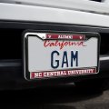 North Carolina Central Alumni Logo Full Size Standard License Plate Metal Frame