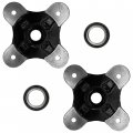 Caltric Rear Left Right Wheel Hub With Bearing Compatible Polaris Scrambler Xp 1000 2014-2022