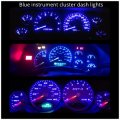 Wljh Blue Instrument Cluster Dash Speedometer Gauge Led Light Kit Fits 1992-2000 Honda Civic Eg Ex Ek Ej Srs Dx Lx Si Hx Del
