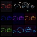 Wljh Blue Instrument Cluster Dash Speedometer Gauge Led Light Kit Fits 1992-2000 Honda Civic Eg Ex Ek Ej Srs Dx Lx Si Hx Del