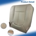 2pcs Tan Artificial Leather Seat Covers Front Driver Side Top And Bottom Replacement For F250 F350 F450 F550 Lariat 2011-2016