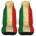 Kiuloam Vintage Italian Flag Car Seat Covers Front Vehicle Protector Mat Universal Fit For Sedan Suv And Truck Automotive
