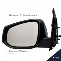 Spieg To1320356 Driver Side Mirror Replacement For Toyota Tacoma 2016-2021 Power Heated Paintable Black 5pin Lh