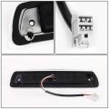 Compatible With 09-14 Ford F150 Full Led Tail Light Dual-row 3rd Third Brake Cargo Lamp Black Smoked