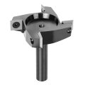 Spetool Spoilboard Surfacing Router Bit 1 2 Inch Shank 5 Diameter 4-wings Planing For Wood Slab Flattening 