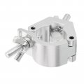 Uxcell Light Truss Clamps Aluminum Alloy Stage Lighting Pipe O Clamp For 1 18-1 42inch Od Tube Max Load 150lb Single Buckle