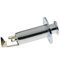Chrome 3 Total Prongs Electric Guitar End Pin Stereo Output Jack Socket 1 4 