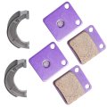 Brake Pads Shoes Front And Rear 516 Fa54 Fits For Yamaha Big Bear 400 2003 2004 2005 2006 3 Pairs