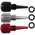3-pack 55201 Magnetic Oil Dipstick For Inverter Generators Aluminum Replacement With Rubber Rings Wen Predator Yamaha Silver