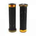 Universal 7 8a Motorcycle Hand Grips Rubber Handle Bar End For Honda Grom Msx125 Gold