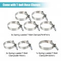 X Autohaux 1 Set Intercooler Hose Clamps Kit For Ford F250 F350 2003 2004 2005 2006 2007 Only 6 0l Diesel Engine No 6c3z6c640b