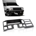 Dash Bezel Radio Surround Trim For Jeep Cherokee Xj 1984-1996 With Hole Silver 