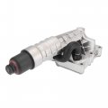 X Autohaux 2711801410 A2711801210 Automatic Engine Oil Cooler Silver Tone For Mercedes-benz Slk250 2012-2015