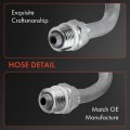 A-premium Power Steering Hose Pressure Line Assembly Compatible With Ford Escort Mercury Tracer 1991-1996 L4 1 9l Intermediate