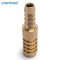Ltwfitting Brass Barb Hose Reducing Splicer Mender 1 4-inch Id X 3 8-inch Fitting Air Water Fuel Boat Pack Of 50