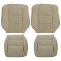Driver Passenger Bottom Top Lean Back Perforated Leather Seat Covers Tan For Acura Tl 2005 2006 2007 2008 