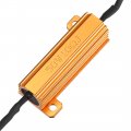 Uxcell 6pcs 50w 10 Ohm Load Resistor Fix Led Bulb Fast Hyper Flash Blink Error Code Warning Cancellor For Turn Signal Lights Or