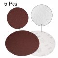 Uxcell 8 Hook And Loop Sanding Discs 40 Grit Aluminum Oxide Sandpaper For Random Orbit Sander Wood Metal Dry Polishing 5pcs