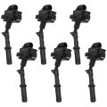 Fits 2016-2019 For Mercedes-benz Gle63 Amg 5l V8 S 5 Ignition Coil Packs 4 Pins Uf733 6