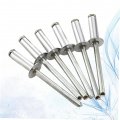 Callaron 40 Pcs 4 Rivets Riveter Accessory Stainless Steel Rivet Tool Supplies Open Type