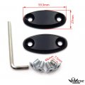 Httmt- Classic Black Mirror Block Off Base Plates Compatible With Hond Cbr 600 F4 F4i 900 Rr 929 954 1000rr P N