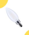 Satco 5 5w Led B11 Candle Light Bulb 5000k Natural 500 Lumens Clear Finish E12 Candelabra Base Dimmable 300 Degree Beam