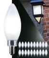 Satco 5 5w Led B11 Candle Light Bulb 5000k Natural 500 Lumens Clear Finish E12 Candelabra Base Dimmable 300 Degree Beam