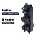 X Autohaux Master Driver Side Power Window Switch 84820-02240 Replacement For Toyota Corolla Yaris Matrix Scion Xb