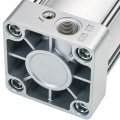 Baomain Pneumatic Air Cylinder Sc 63 X 400 Pt 3 8 Bore 2-1 2 Inch Stroke 16 Screwed Piston Rod Dual Action 