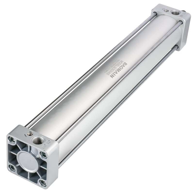 Baomain Pneumatic Air Cylinder Sc 63 X 400 Pt 3 8 Bore 2-1 2 Inch Stroke 16 Screwed Piston Rod Dual Action