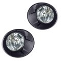 Driving Fog Lights Lamps Replacement For Chevy Camaro 2010 2011 2012 2013 With Halogen Bulbs Black Bezel Clear Lens 