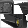 Pair Amber Lens Front Bumper Driving Fog Light Lamps W Bezels Wiring Switch Compatible With Subaru Wrx 18-19