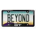 Ipick Image Compatible With Ford Mustang Gt Black Nameplate 50 States Stainless Steel License Plate Frame