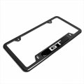 Ipick Image Compatible With Ford Mustang Gt Black Nameplate 50 States Stainless Steel License Plate Frame