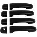 4pcs Door Handle Covers For 2010-2022 Toyota 4runner Exterior Driver Side Passenger Car Trim Kit Black 