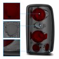 Amerilite For 2000-2006 Chevy Tahoe Suburban Gmc Yukon Denali Xl Euro Style Smoke Replacement Taillights Assembly Set Passenger