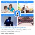Yoidesu Light Bulb Camera Smart Wifi For Home Security Dual Lens 360 Panoramic Monitoring Auto Tracking Night Vision App