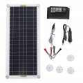 Solar Panel Kit 30w 30a 12v 24vcharger Voltage Controller Polycrystalline Silicon Starter For Car Rv Boat Marine Trailer 17 1x7 