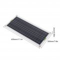 30w Polycrystalline Solar Panel Kit With 30a Dual Usb Controller 12v 24v Battery Charging System For Rvs Boats And Marine