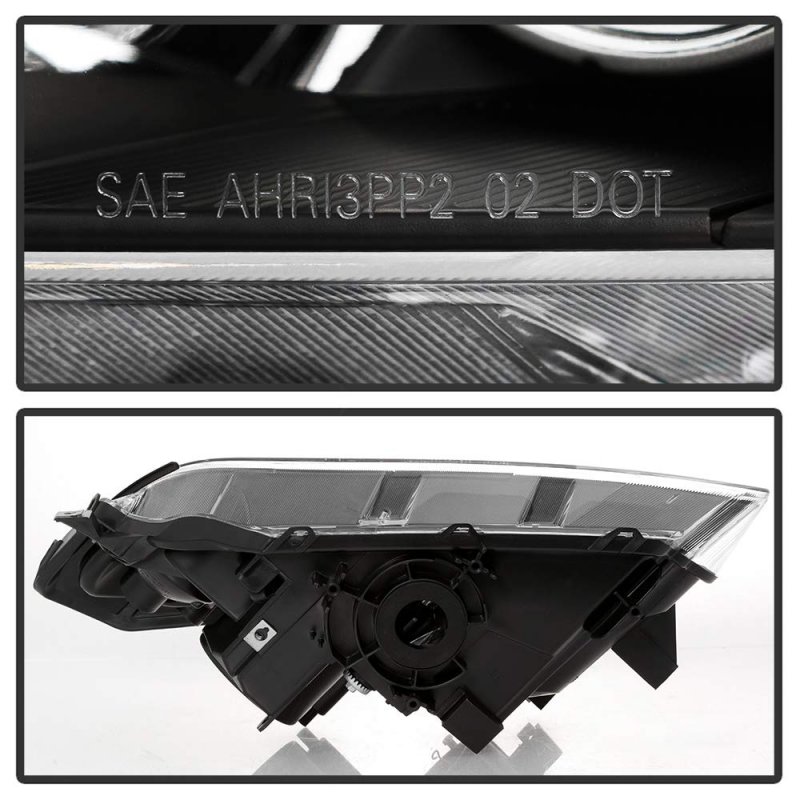 2004-2009 Honda S2000 Ap2 Xenon Hid Model Passenger Side Black Oe-style Right Projector Headlight Assembly Replacement