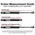 Krator 2pcs 6509 Replacement Liftgate Hatch Lift Supports Gas Strut Prop Arms Spring Shocks Lid Support Stay Force Output 734n