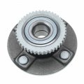 A-premium Rear Wheel Bearing And Hub Assembly With Abs Ring 4-lug Compatible Nissan Altima 1998 1999 2000 2001 Fwd 4-wheel Only