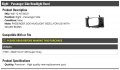 Right Passenger Side Headlight Bezel For Use With Sealed Beams Compatible 1999-2004 Ford F-350 Super Duty