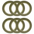 Caltric 6xclutch Friction Plates Set Compatible With Honda Foreman Rubicon 520 Trx520fa 2020 2021 2022 2023
