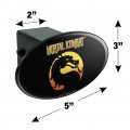 Mortal Kombat Klassic Logo Oval Tow Trailer Hitch Cover Plug Insert