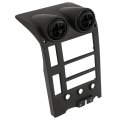 Hecasa Centrer Control Dash Bezel For 2005-2007 Hummer H2 Replacement D04478029ke Dashboard Air Vent Trim Cover Panel Black 